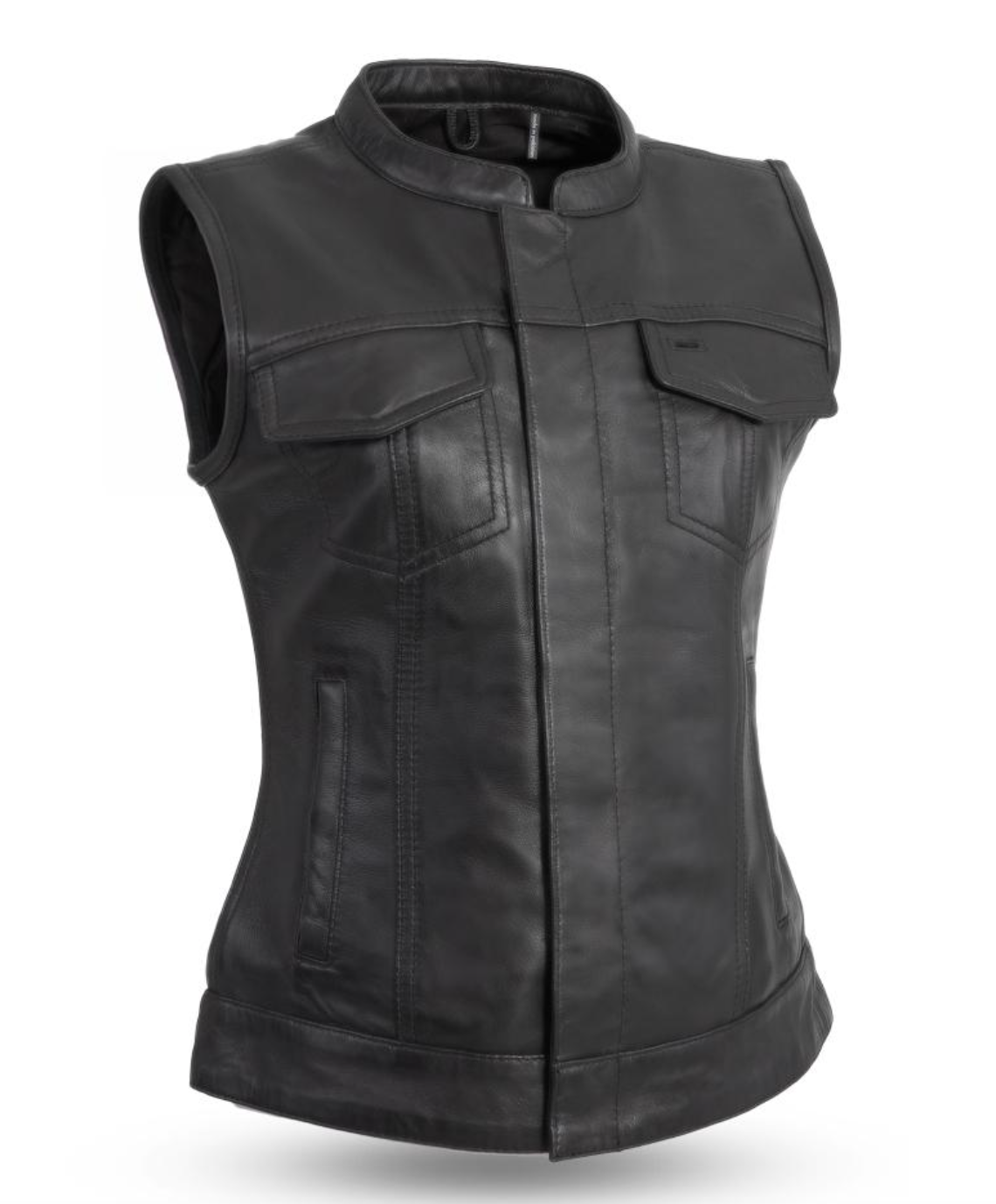 Ludlow - Women's Leather Motorcycle Vest